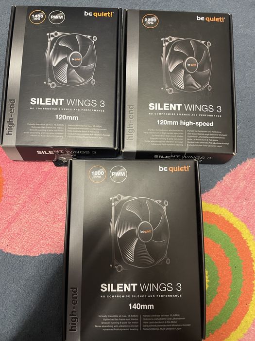 Wentylator be quiet! Silent Wings 3 120mm 2200rpm