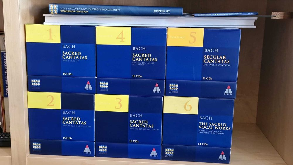 Bach 2000 - coleção completa - 12 caixas, 153 cd + livro