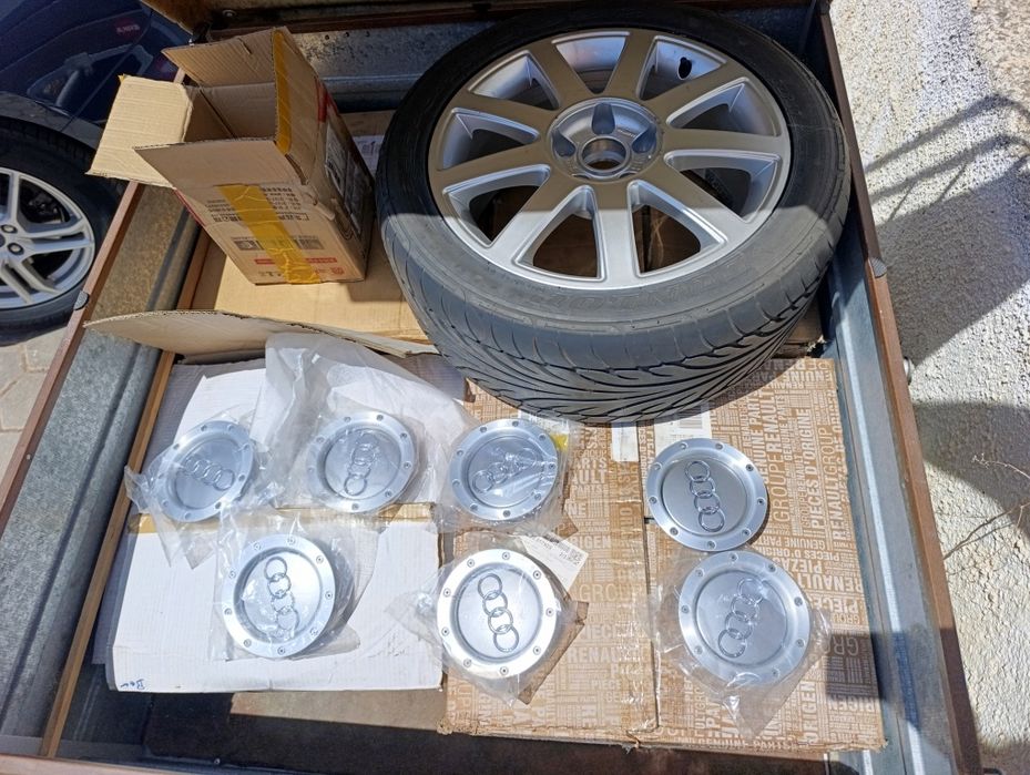 Jante S line audi A4 com pneu