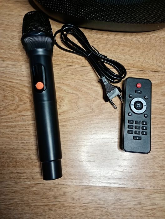 Караоке акустика GeDi-22(блютуз,USB,SD,FM)ПультДУ, 2микрофона
