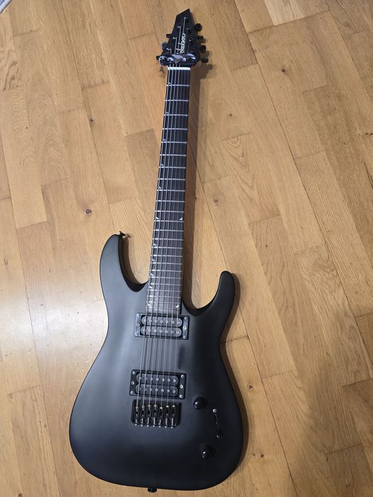 Заряджений семи струнний Jackson js22 7 dimarzio , Сталеві ладиl
