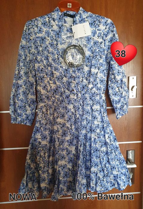 Niebieska sukienka Mohito rozmiar EUR 38 NOWA