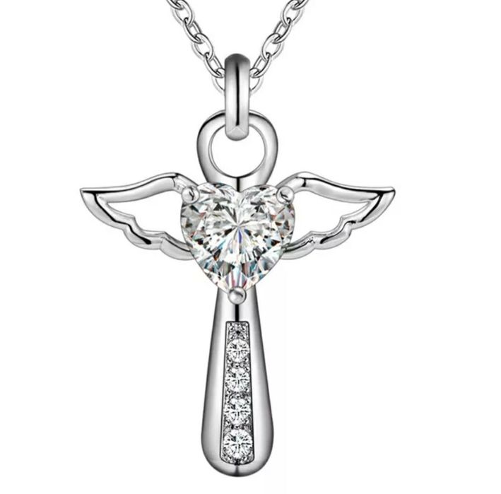 Cordão, fio, pendente e pulseira em prata estrelina