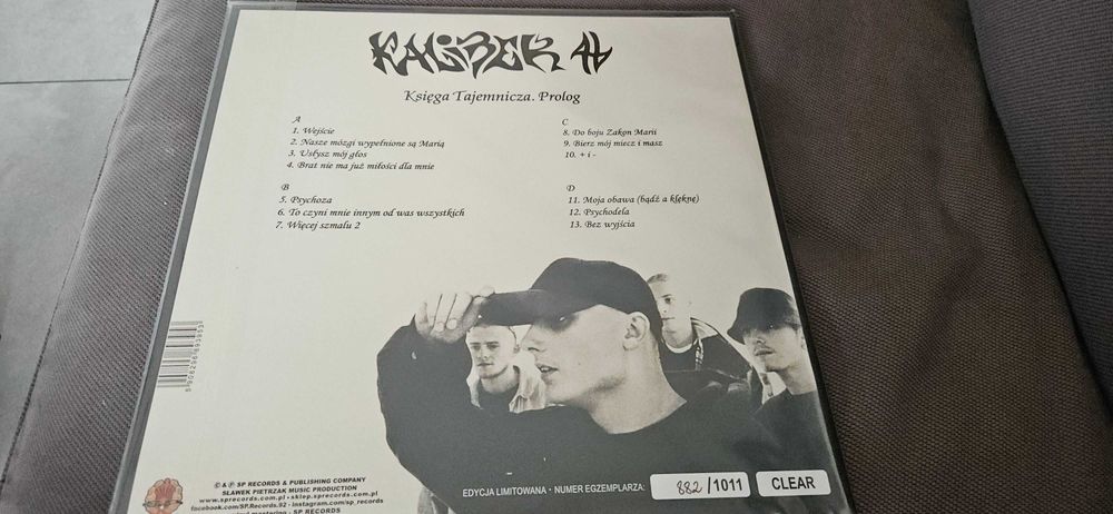 Kaliber 44 Księga tajemnicza LP nowa  2xclear vinyl 180 g