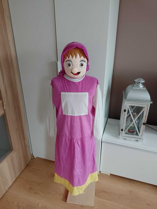 NOWY strój karnawałowy MASZA MASZY kostium przebranie  152/158 (34)