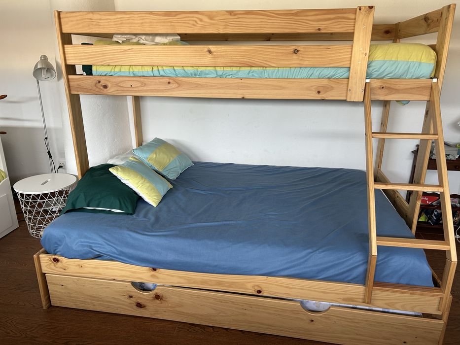 Beliche Casal e 2 camas individuais