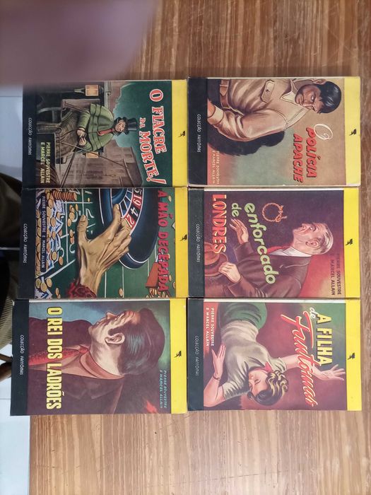 Livros da Colecção Fantômas, em bom estado.