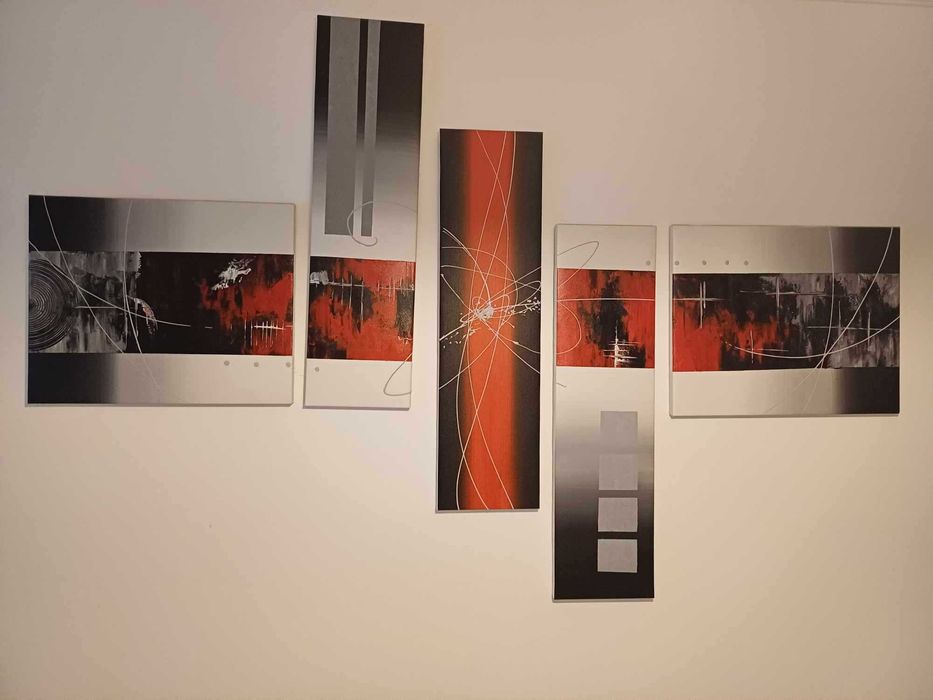 Quadros pintados à mão