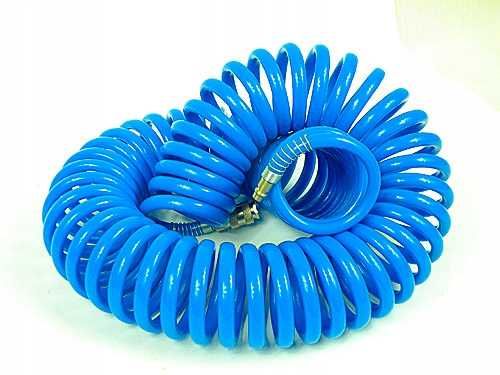 WĄŻ SPIRALNY 8x12 mm 10m Przewód Do KOMPRESORA