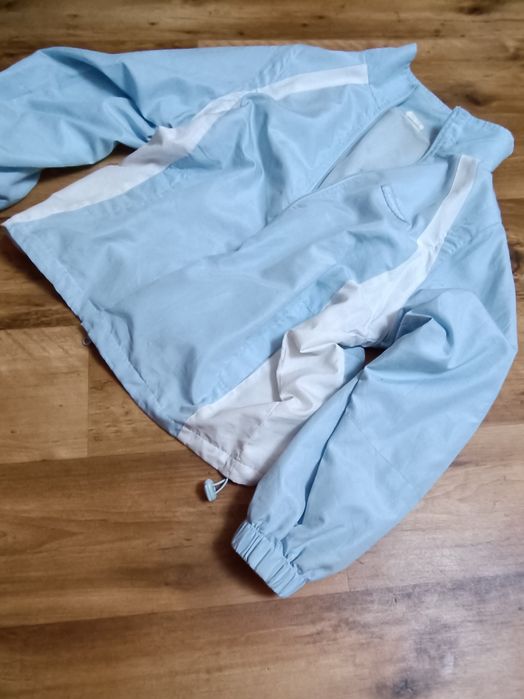 куртка голубая y2k, спортивная