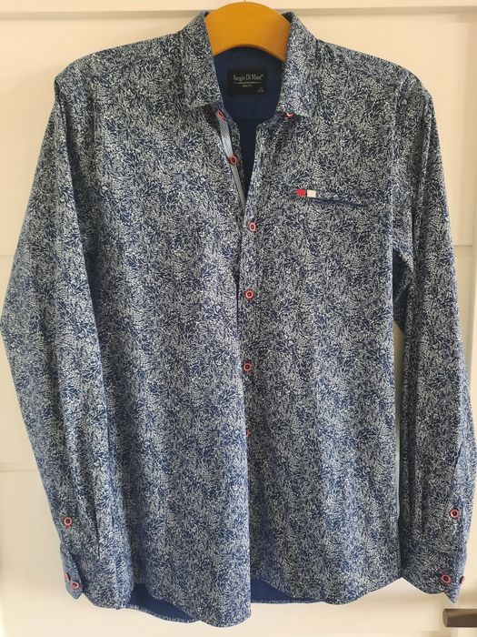 Koszula meska slim Sergio di mare S/M