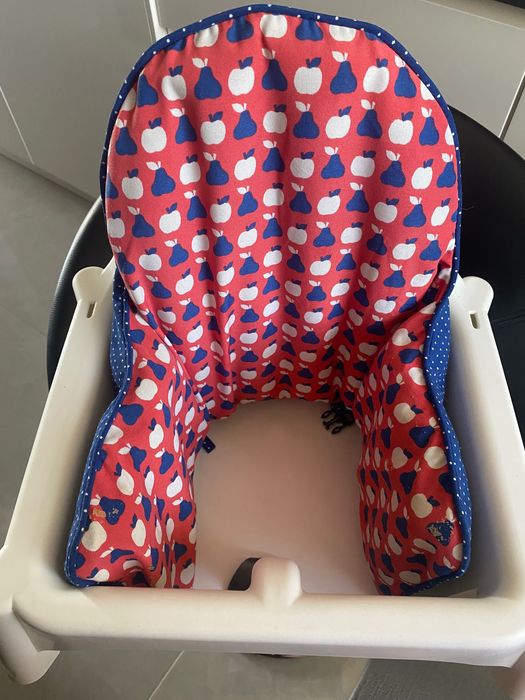Pokrowiec + poduszka ikea antilop do krzesełka karmienia