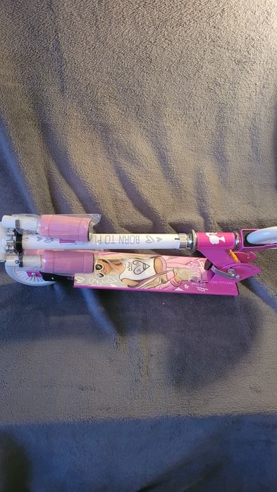 Hulajnoga Barbie 2 kołowa składana-różowa Stamp