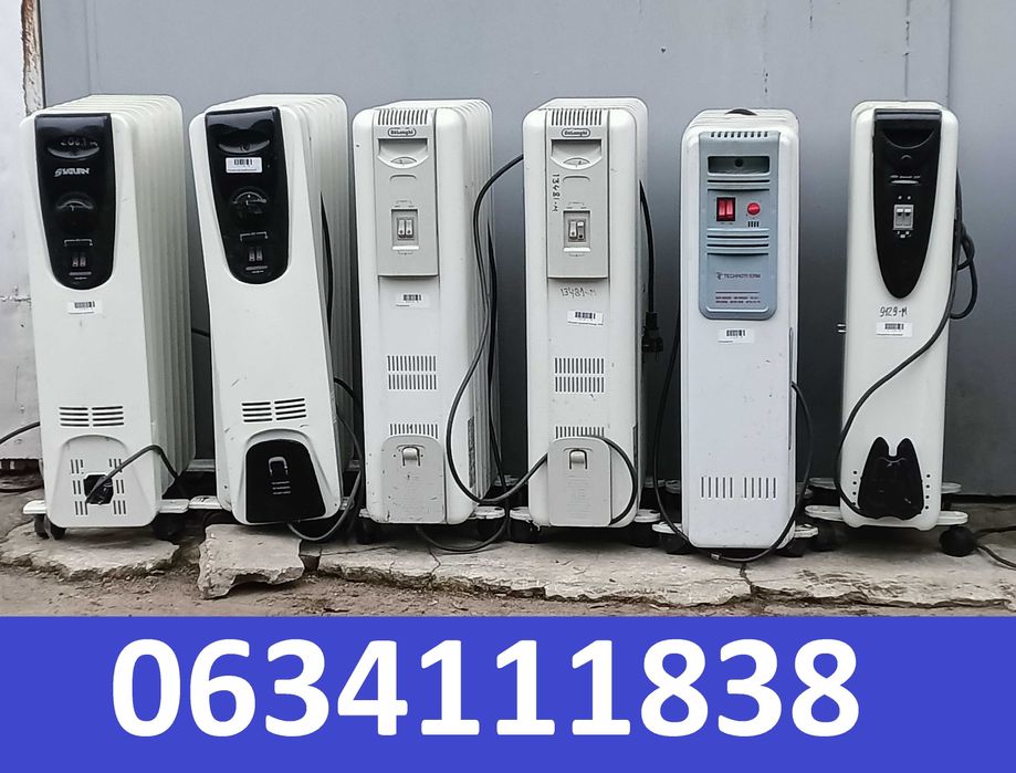 Обогреватели масляные. Рабочие.  1500 грн.