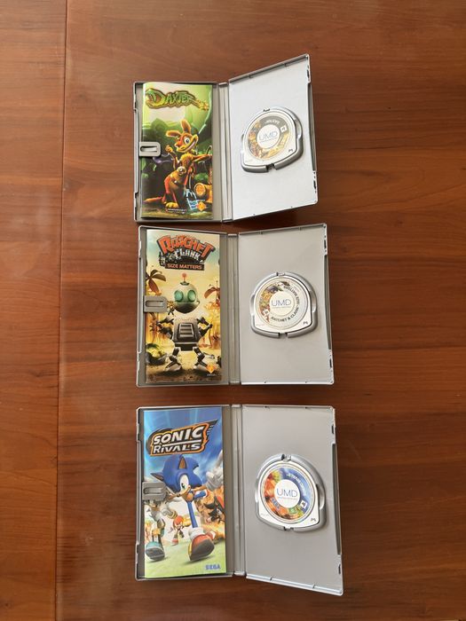 PSP - Daxter + Ratchet & Clank + Sonic Rivals