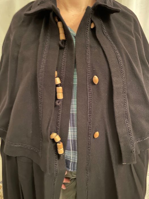 Capa preto fazenda unissexo quente para inverno