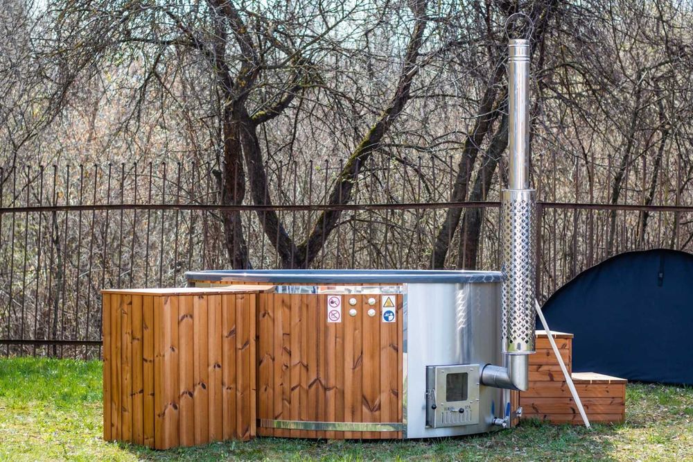 Balia Ogrodowa Bania Hot Tub Gorąca Beczka Cała Polska