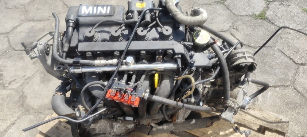 Mini One R50 1.6-16v 2002r. Silnik kompletny  1.6-16V W10B16A 66kW 90KM 149 tyś. km przebiegu