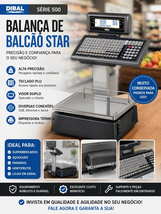 Balança digital.