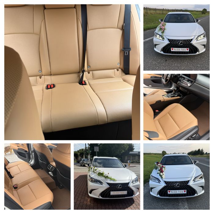 Auto do ślubu piękny Leksus es 300 h