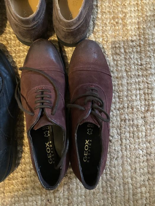 4 pares de sapatos geox - tamanho 41