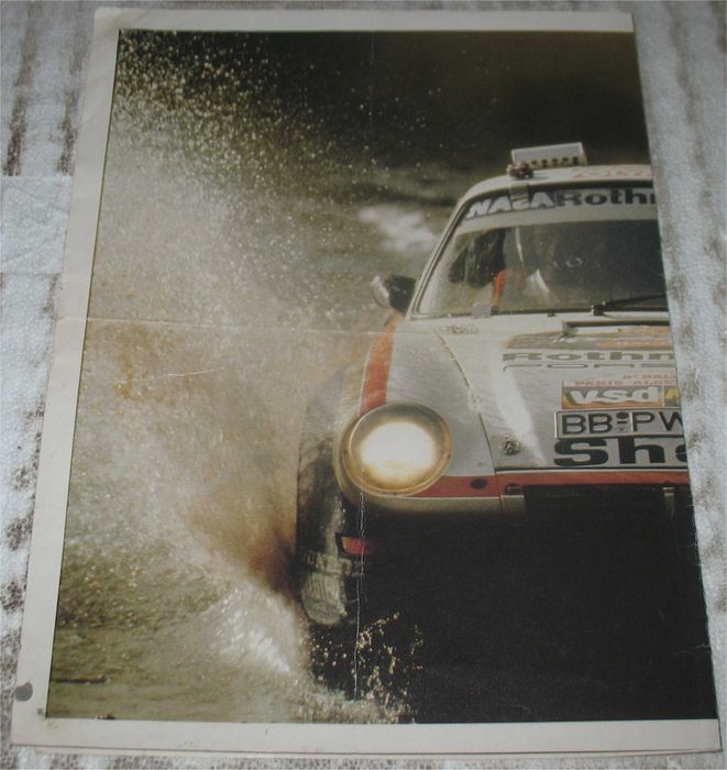Poster (duplo) - Porsche 959 Dakar 86/McLaren 86