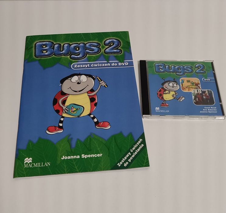 Angielski dla dzieci - Bugs 2 zeszyt ćwiczeń do DVD + płyta DVD
