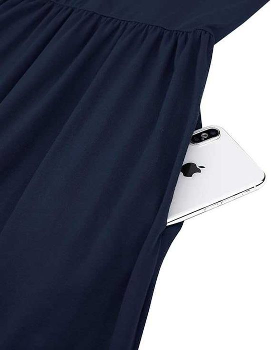 Nowa damska sukienka / maxi / dresowa / długi rękaw /R-L !1714!