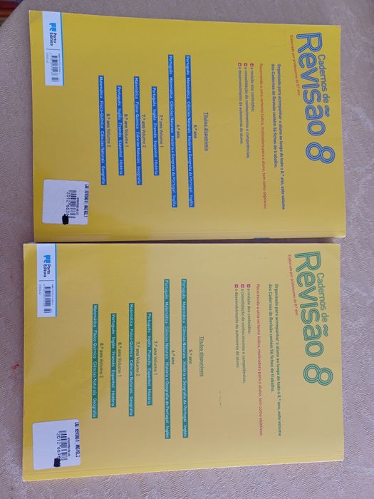 Cadernos de Revisão - 8.º Ano  (NOVO)