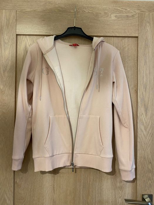 Różowa rozpinana bluza Guess