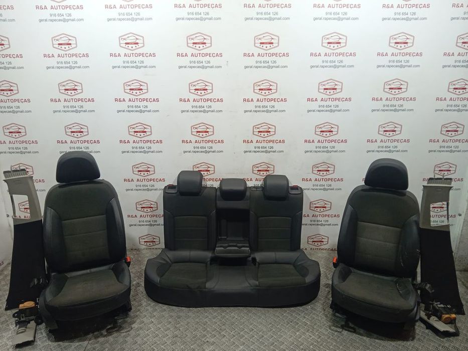 Conjunto de Bancos Opel Insígnia A em Pele e Tecido Original