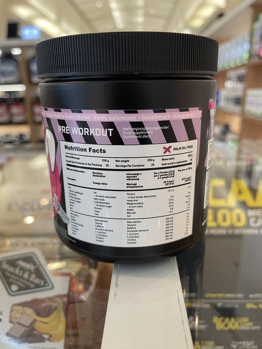 Przedtreningówka Muscle Clinic Boost 250G guma balonowa pompa RADOM