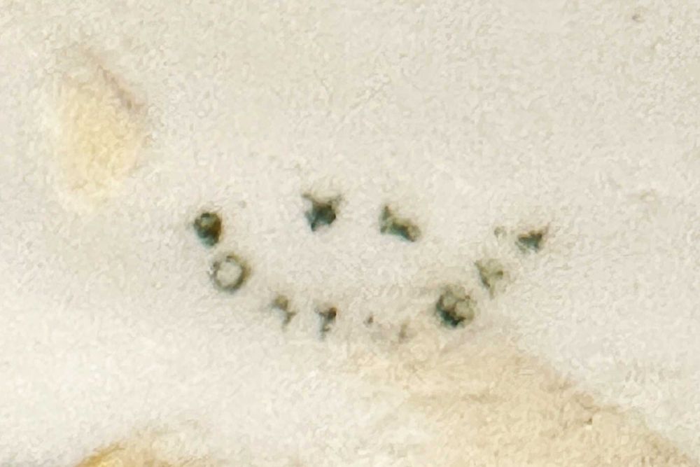 Conjunto de peças Vista Alegre pintadas à mão do século 19 (XIX)