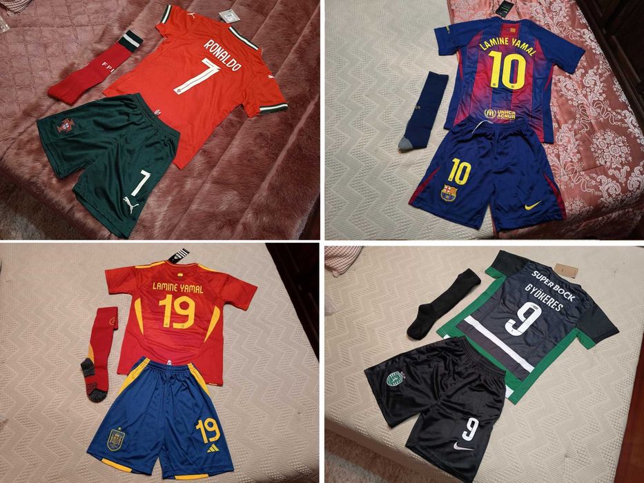 Camisola Criança Mbappe Equipamento Real Madrid | NOVO