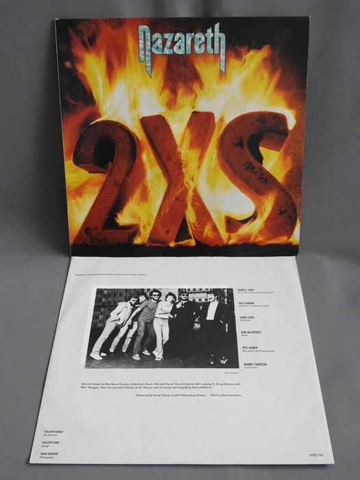 練マザファッカー　D.O PITGOB CD Nazareth 2XS LP пластинка 1982 Germany NM/EX 1 press оригинал: 2