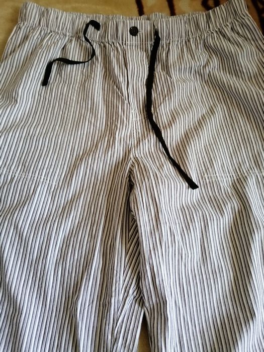 Штаны полосатые с карманами