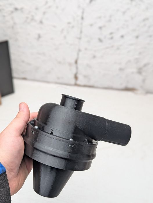 Будівельний циклон на 110D трубу  з конусом