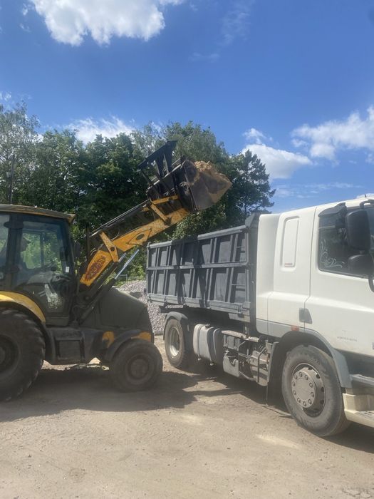 Продам щебінь та пісок послуги маніпулятора та екскаватора.