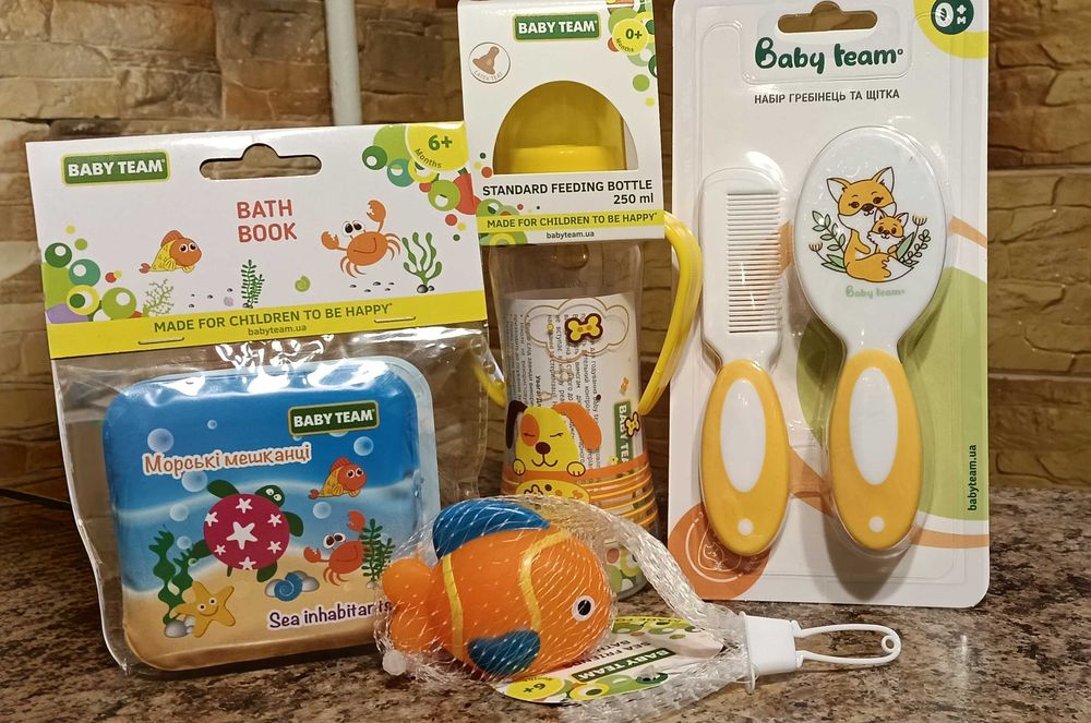 Пляшечка для годування 0+ місяців Baby Team
