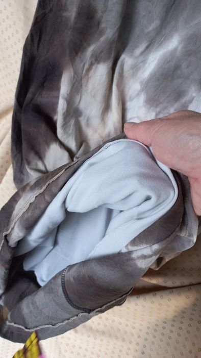 Vestido alças em tons de castanho e elasticidade