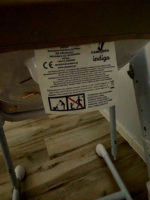Sprzedam krzesełko-huśtawke caretero indigo