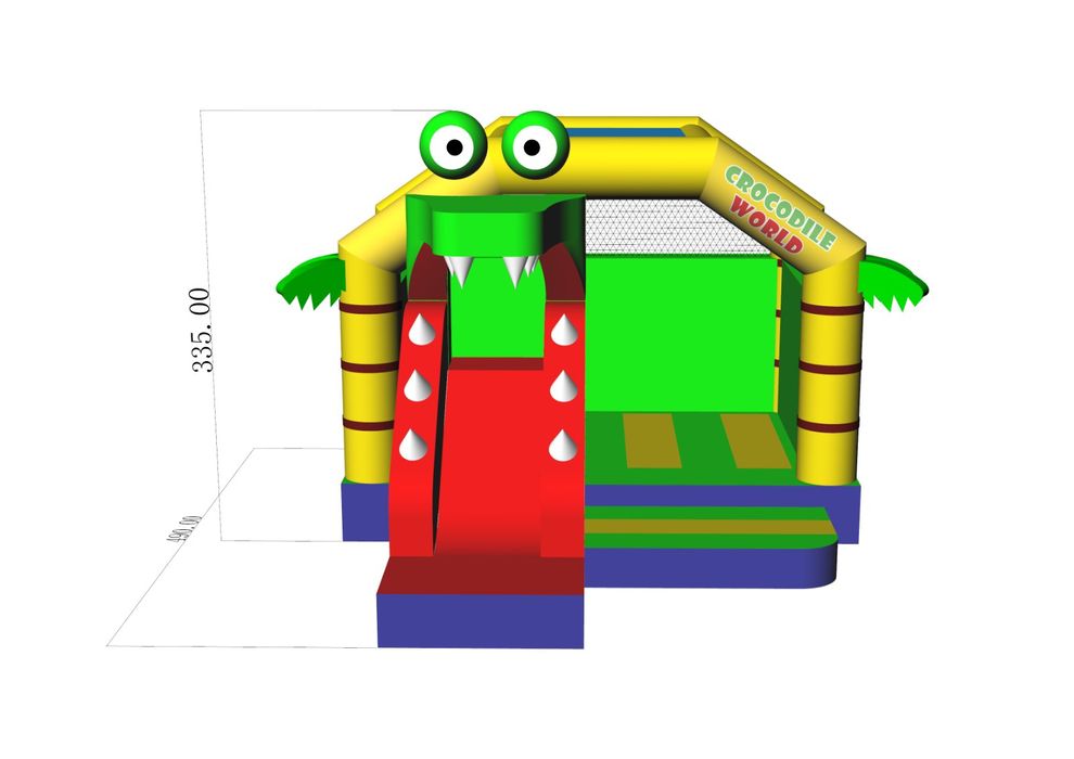 Insuflável Casa do Crocodilo (novo)