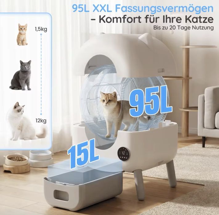 Automatyczna kuweta dla kota - Nowa