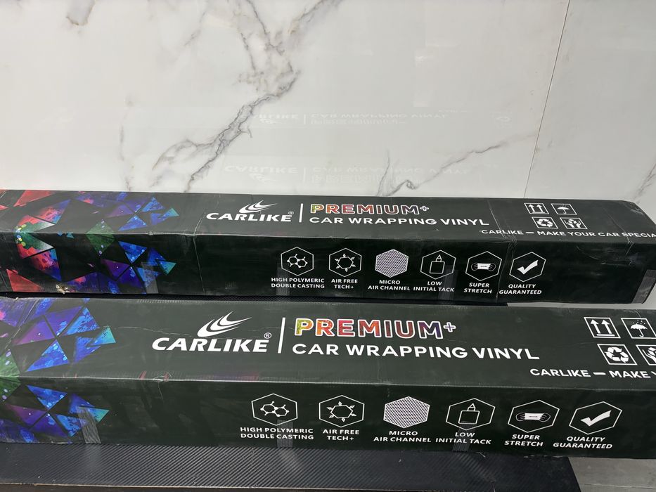 Pelicula Wrap para Carros (Preto e Nardo Grey)