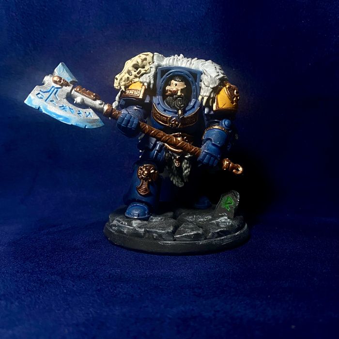 Warhammer 40K Space Wolf | 70 мм | 3D друк та ручне фарбування