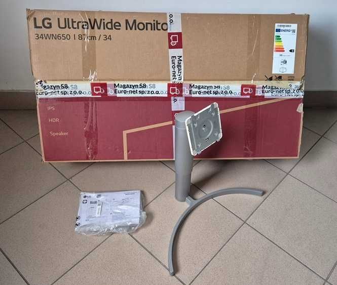 Monitor IPS LG UltraWide 34WN650 34" 21:9 z wbudowanymi głośnikami