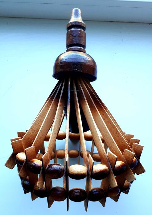 Красивое НАСТЕННОЕ деревянное бра ручной работы. Карпатский бук. Новое