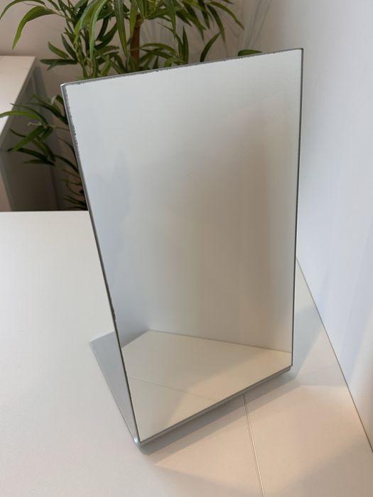 Espelho de Mesa IKEA TYSNES em Alumínio – Bom Estado