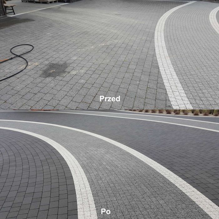 Mycie kostki brukowej, elewacji, dachu, tarasu Warszawa i okolice
