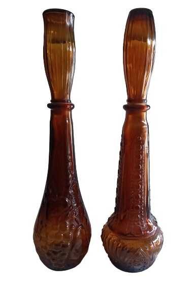 Decantadores de vidro âmbar -"Genie Bottle" da marca Dabs-Portugal.